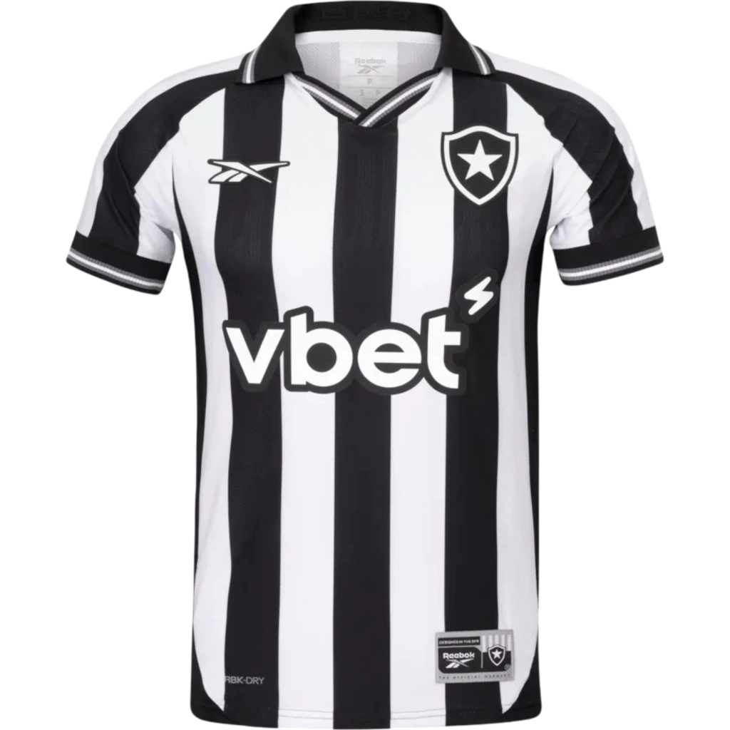 CAMISA JUV HOME BOTAFOGO -  PRETO/BRANCO - 02/12 -