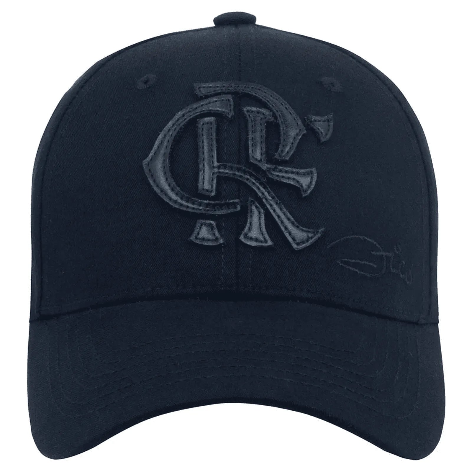 BONE ZICO PRETO LASER E BORDADO 3D FRONTAL E BORDADO LAT