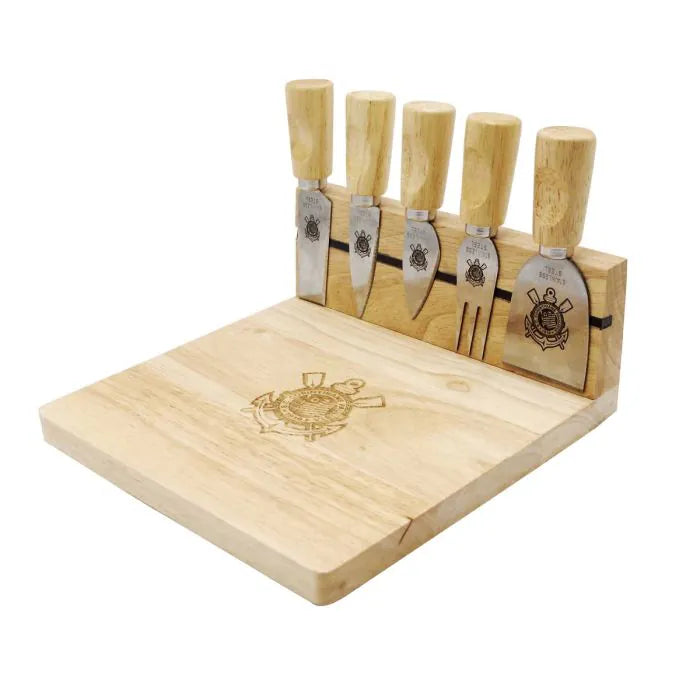 KIT QUEIJO 6PCS - ESCUDO - CORINTHIANS