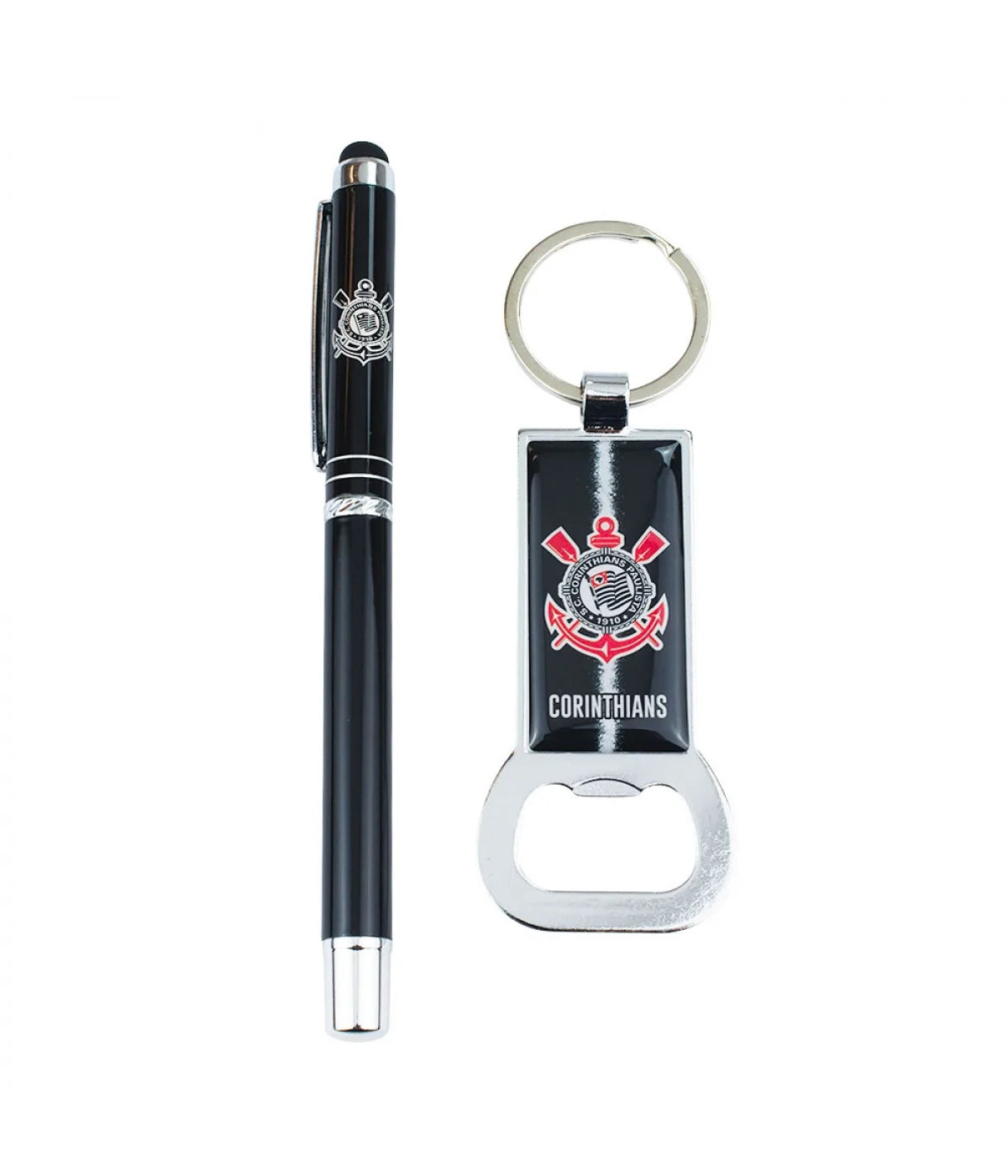 KIT CONTENDO CANETA ROLLER PEN E CHAV C/ABRIDOR DE