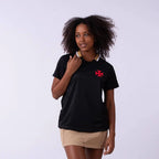 VAS - MANTO CAMISETA FEM 100% PES PRETO