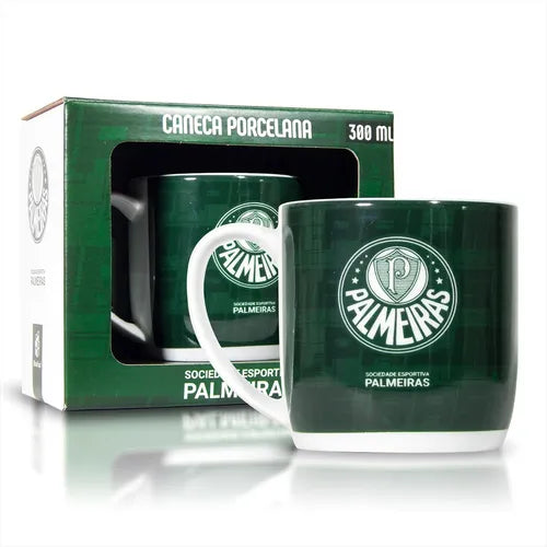 CANECA PORCELANA URBAN 300ML TIMES - PALMEIRAS 1