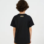 VAS - MOSAICO CAMISETA RAGLAN INF 100% PES PRETO