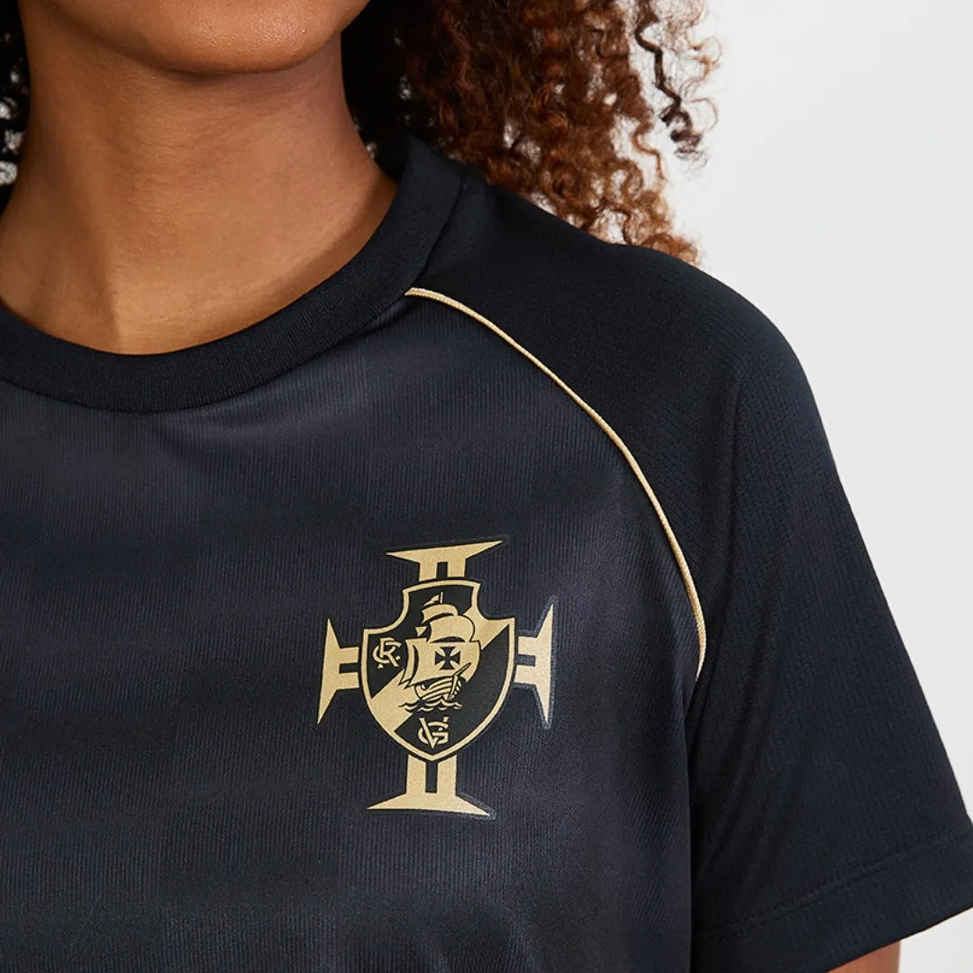 VAS - MOSAICO CAMISETA RAGLAN FEM 100% PES PRETO