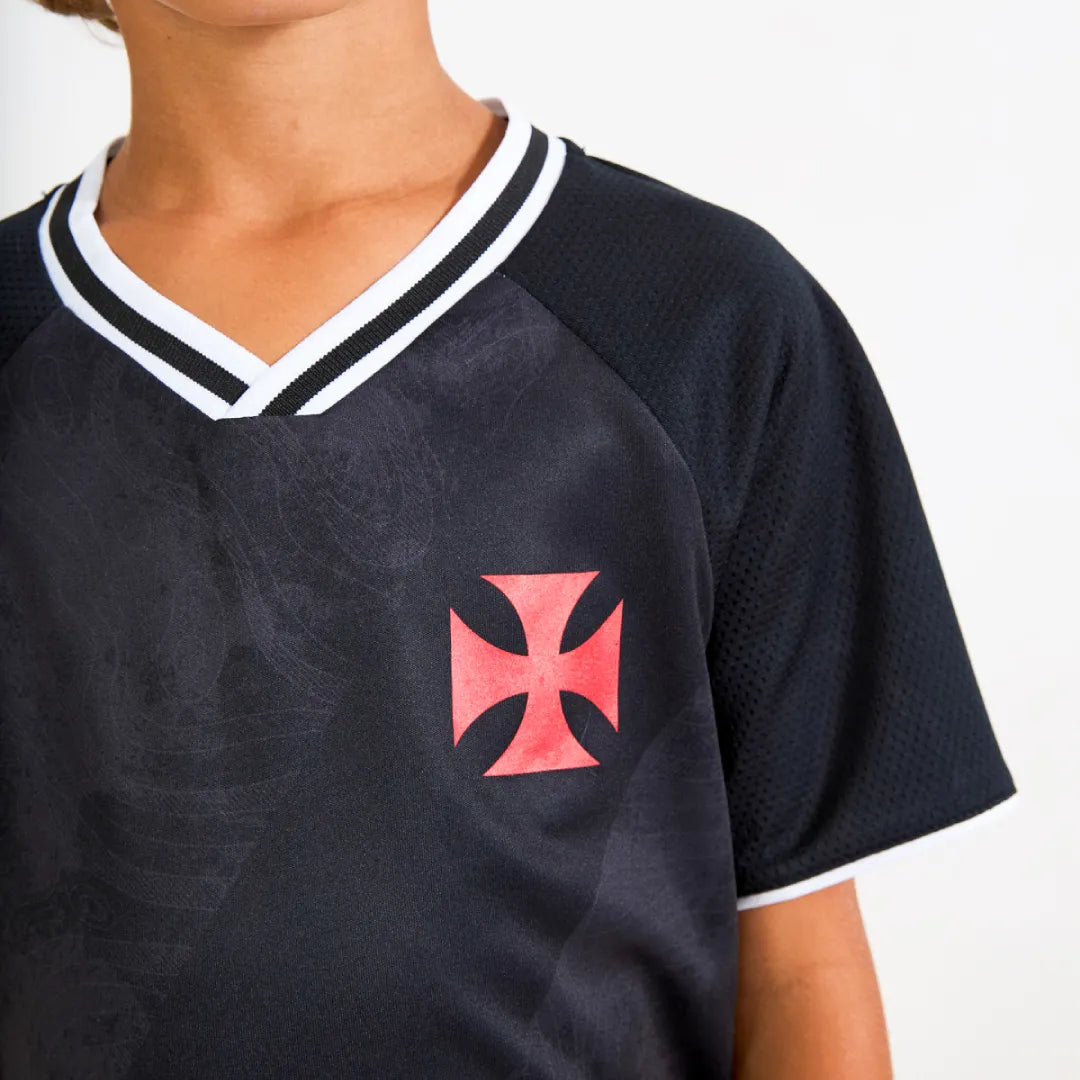 VAS - PONTO CAMISETA INF 100% CO PRETO