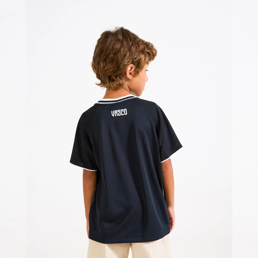 VAS - PONTO CAMISETA INF 100% CO PRETO