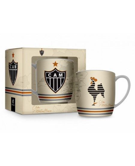 CANECA PORCELANA URBAN 300ML TIMES - ATLETICO MAPA