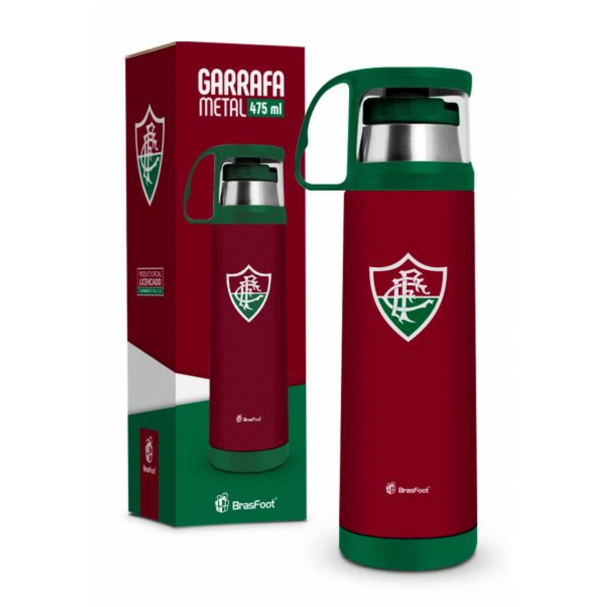 GARRAFA TERMICA C/ CANECA G - FLUMINENSE